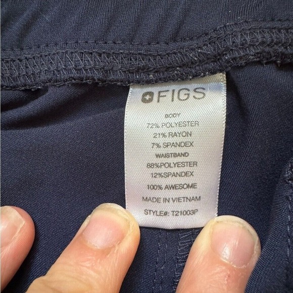 FIGS Livingston Basic Scrub Pants, Navy, Size XXL, EUC, comfortable & stylish. - Picture 3 of 8